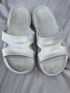 Givenchy Black Rubber Slide Sandals